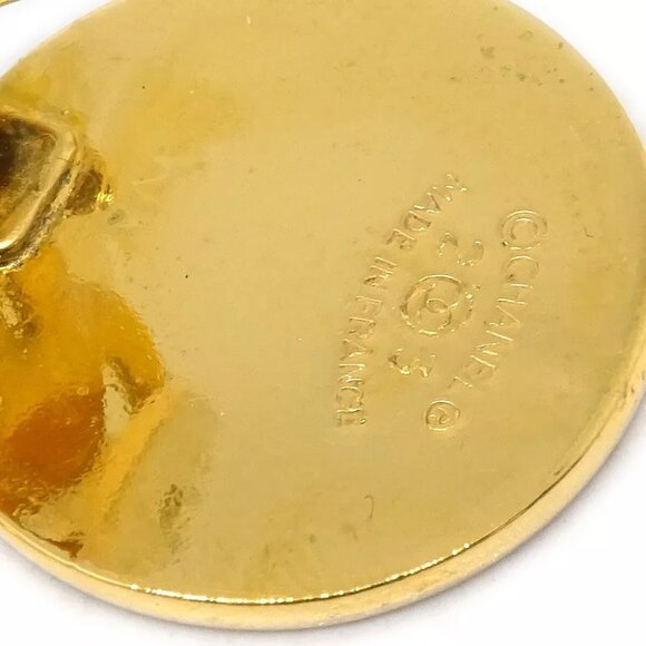 Chanel Gold Bag Dangle Earrings Clip-On 23 - Picture 4 of 4